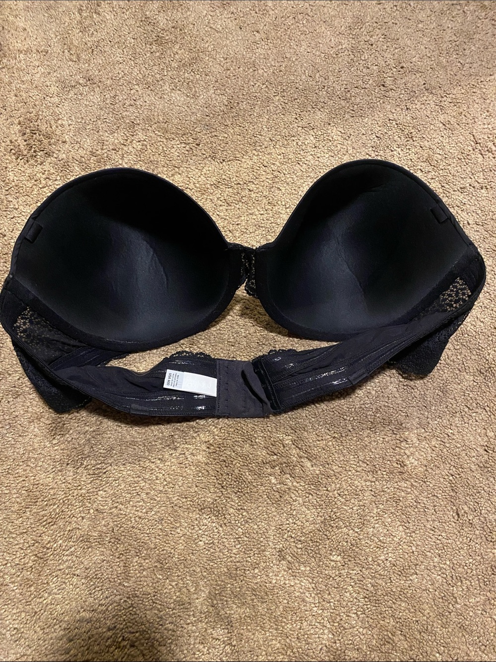 DKNK Strapless Contour Bra in Black - Picture 2 of 5